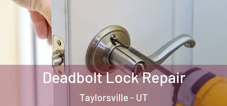 Deadbolt Lock Repair Taylorsville - UT