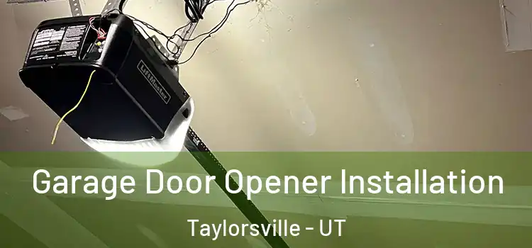  Garage Door Opener Installation Taylorsville - UT