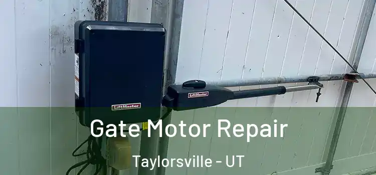 Gate Motor Repair Taylorsville - UT