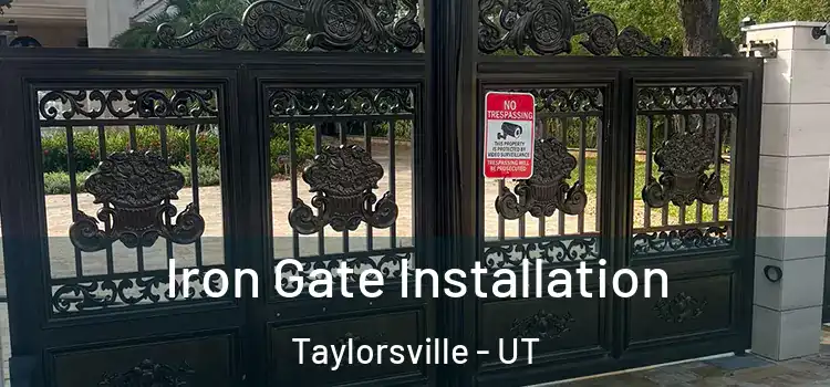 Iron Gate Installation Taylorsville - UT